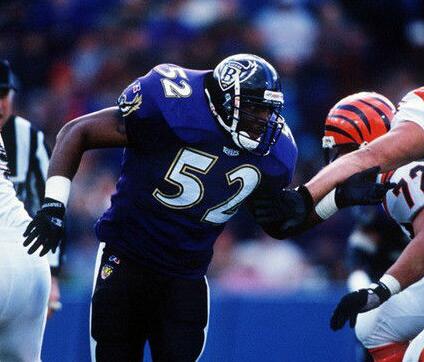 Camiseta Baltimore Ravens R.Lewis Violeta